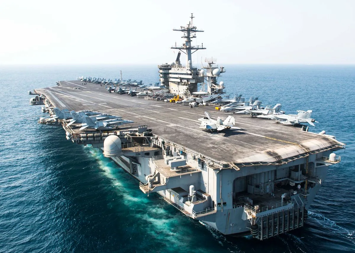 U.S. Navy Ends Dual Carrier Presence in Middle East as USS Theodore Roosevelt Departs