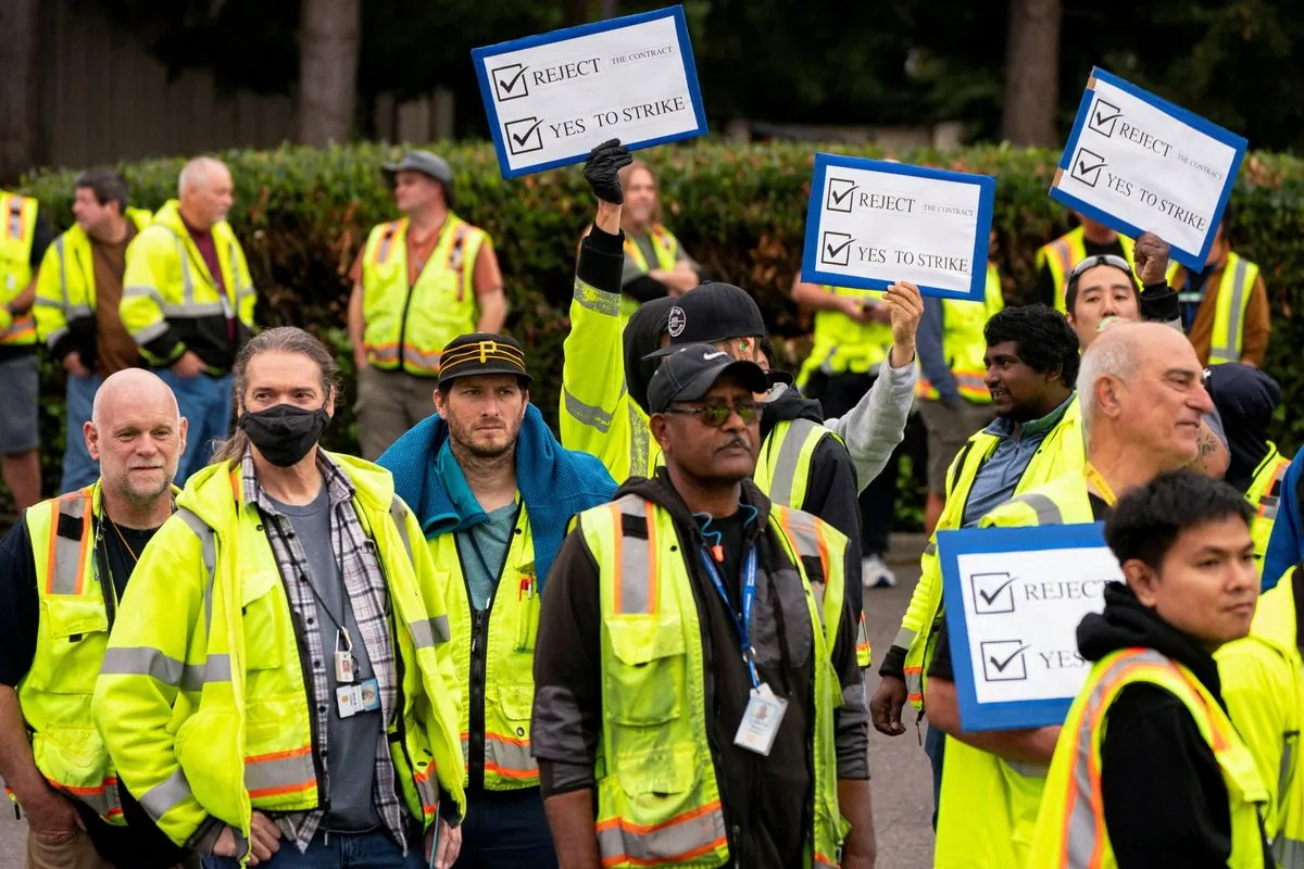 Boeing Workers Vote to Strike, Rejecting 25% Wage Hike Offer