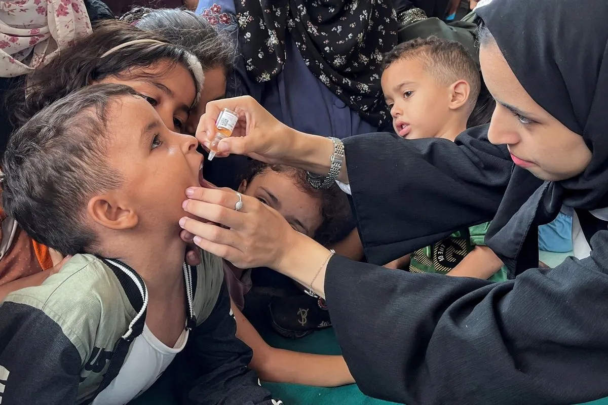 Gaza Achieves 90% Polio Vaccination Coverage Amid Conflict