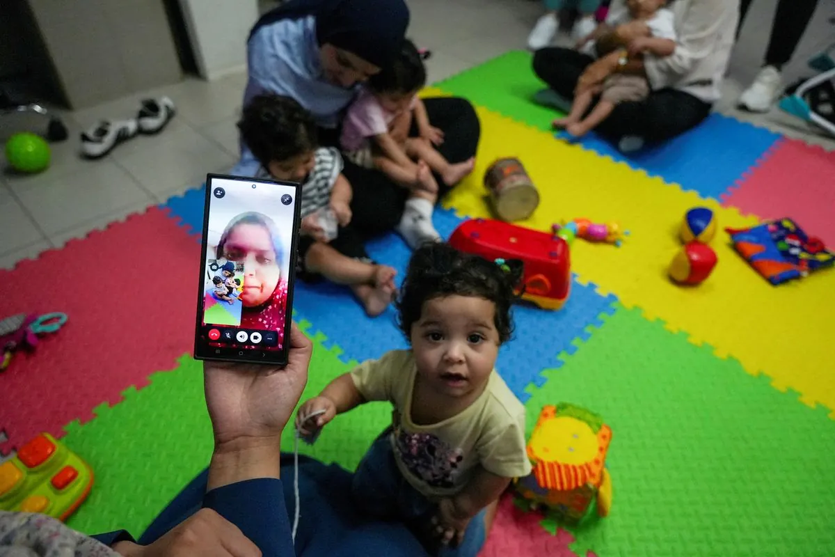 Gaza Mother Separated from Year-Old Triplets Amid Ongoing Conflict