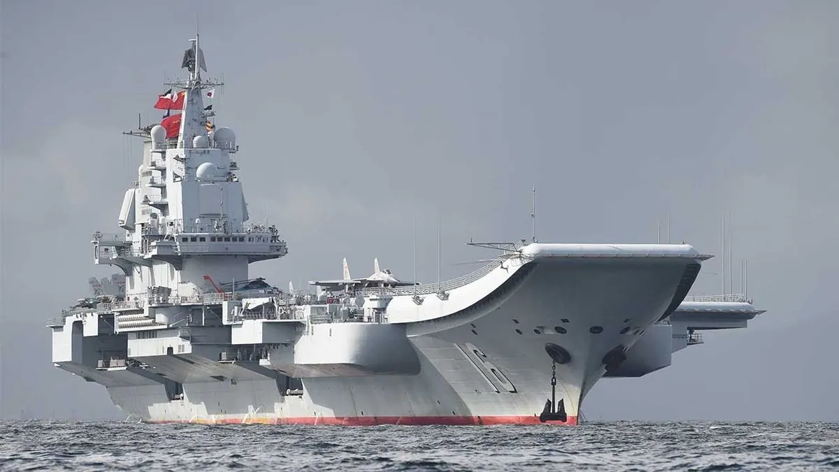 Chinese Aircraft Carrier Group Sails Near Taiwan, Heads Towards Japanese Island