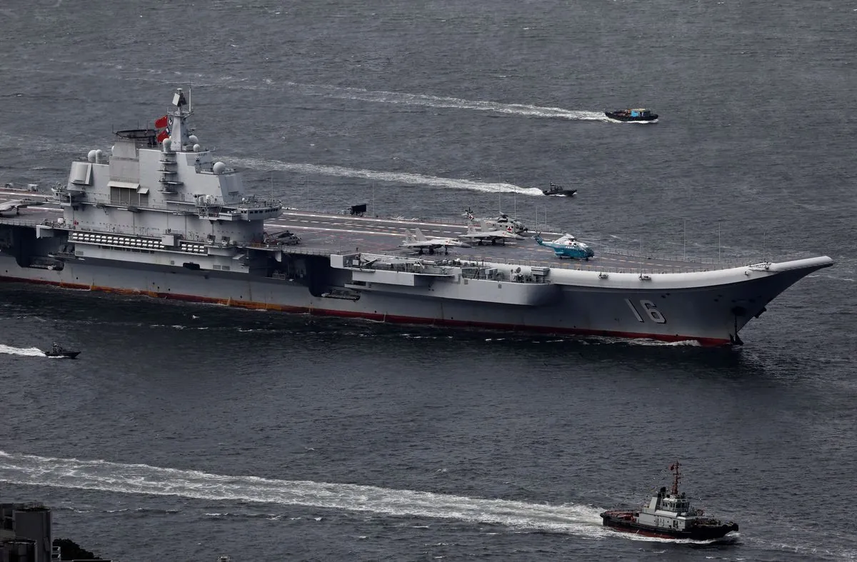 Chinese Aircraft Carrier Enters Japan's Waters, Sparking Diplomatic Tension