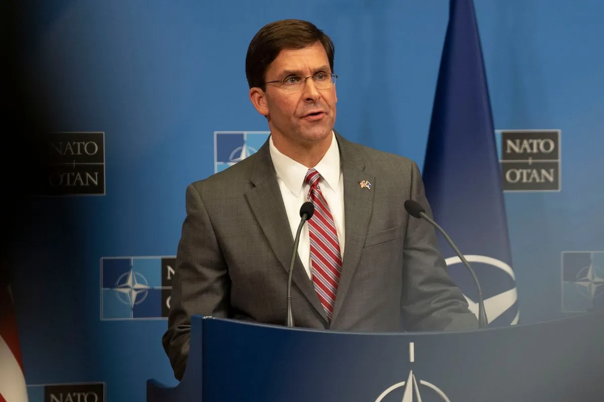 Former Defense Chief Esper Joins Law Firm as National Security Advisor