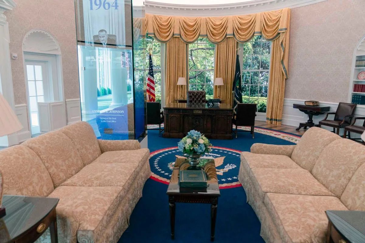 Replica Oval Office Opens in D.C., Offering Immersive White House Experience