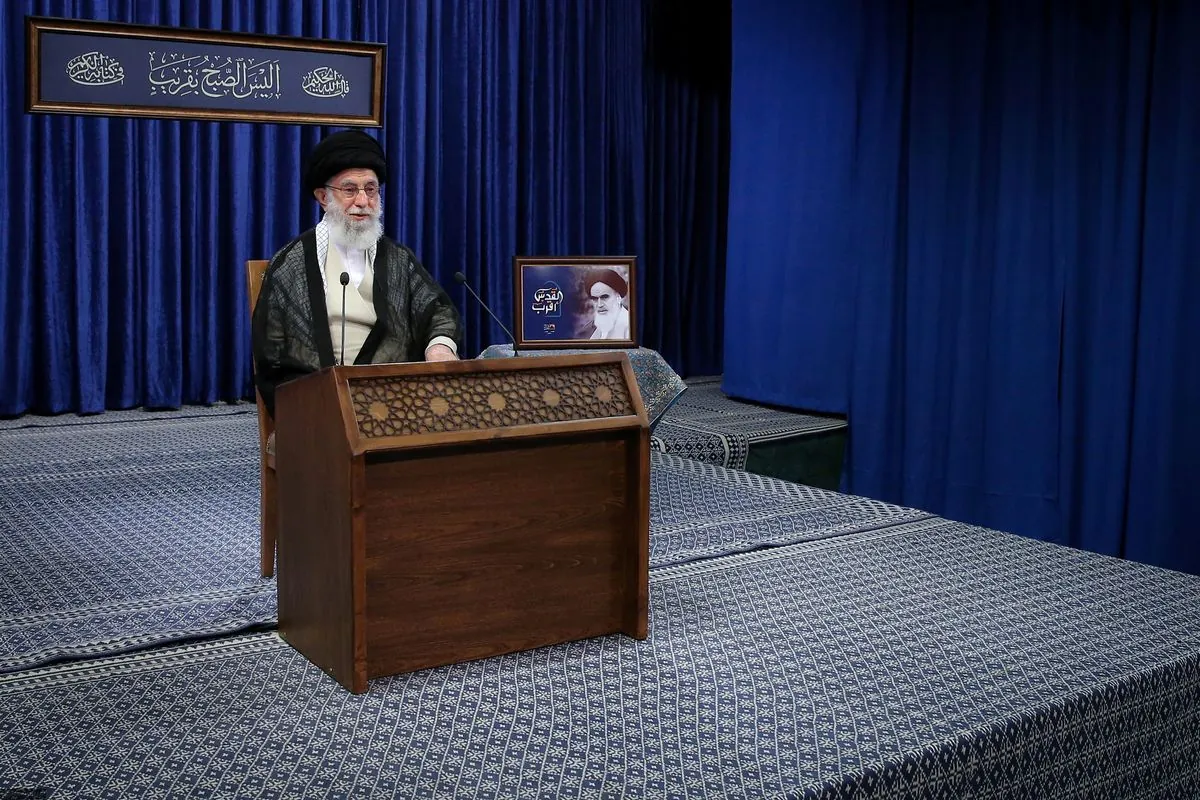 Iran's Leader Condemns Israel as Tehran Unveils New Missile