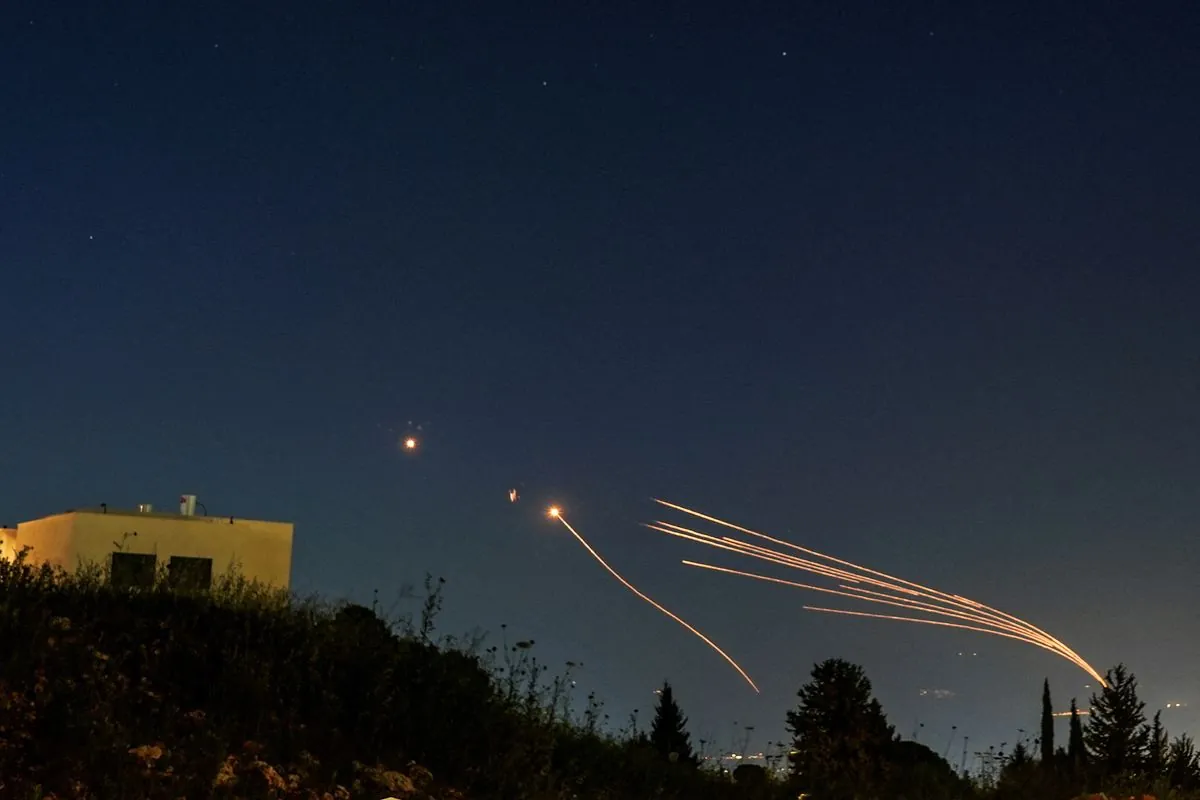 Hezbollah Launches Missile Barrage at Israeli Air Base, IDF Responds