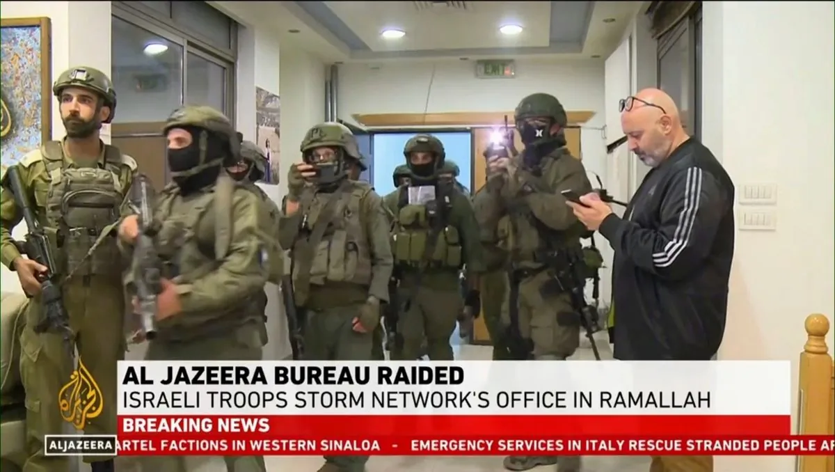 Israeli Forces Shut Down Al Jazeera's West Bank Bureau Amid Gaza Conflict