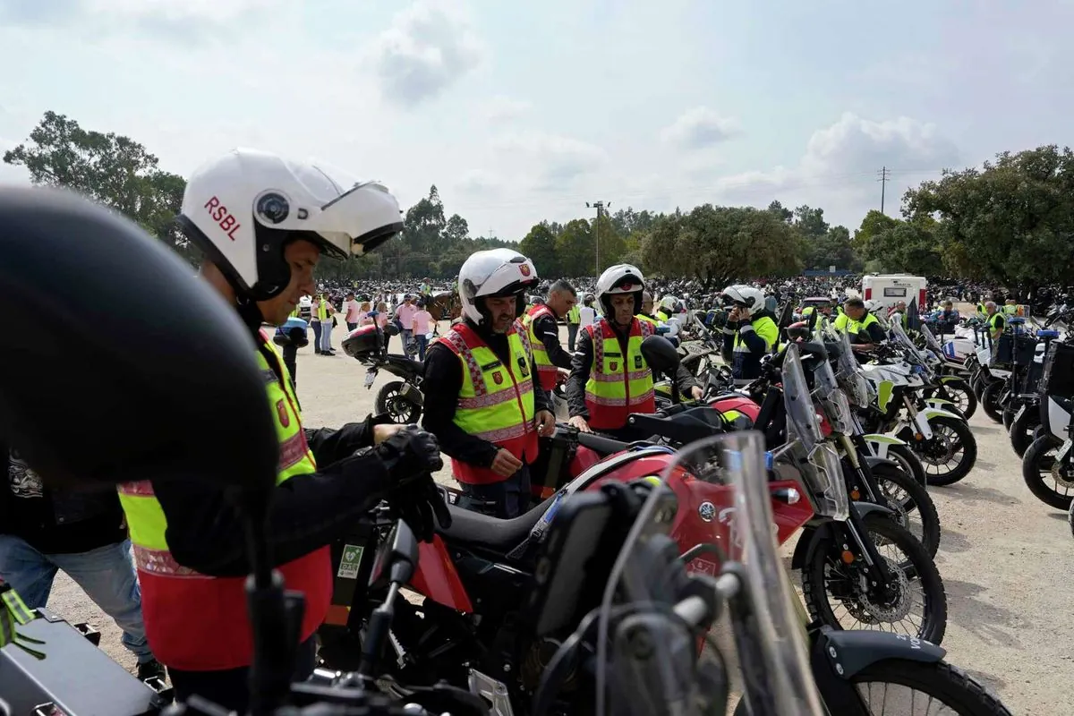 180,000 Bikers Gather for Annual Helmet Blessing at Fátima Shrine