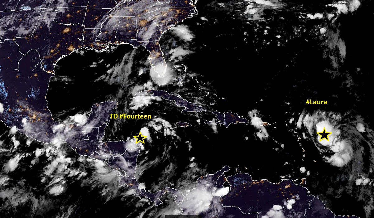 Dual Storms Threaten Mexico and Southeast U.S. as Hurricane Season Intensifies