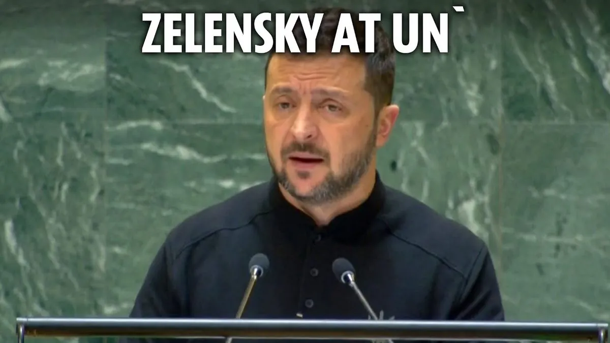 Zelensky Warns of Nuclear Threat, Seeks Global Support at UN