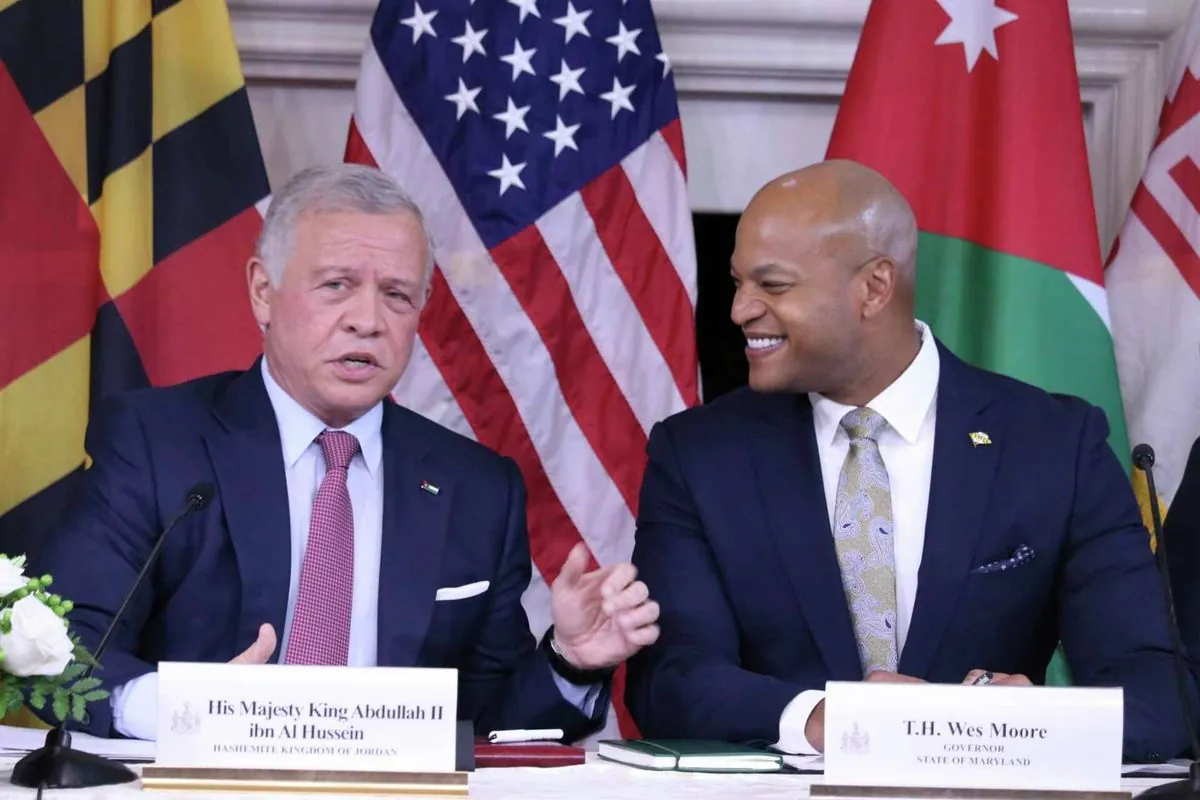 Maryland Hosts Jordan's King Abdullah II in Historic State House Visit