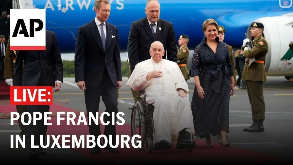 Pope Francis Urges Luxembourg to Share Wealth, Boost Birth Rates