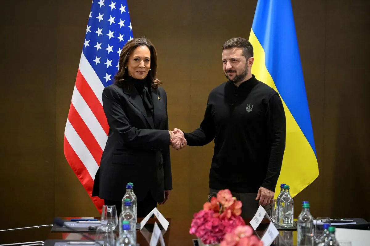 Harris Backs Ukraine, Criticizes 'Surrender' Proposals Amid Election Tensions