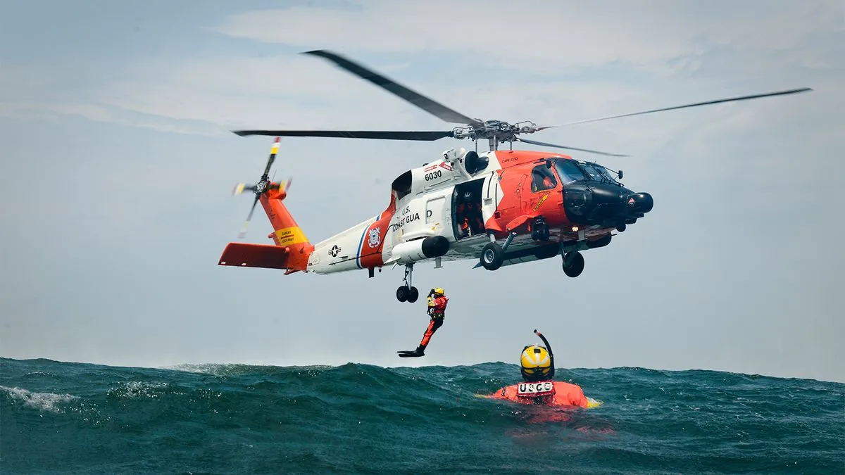 Coast Guard's Daring Rescue: Man and Dog Saved Before Hurricane Helene