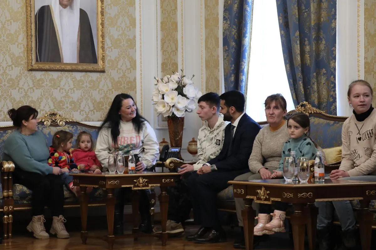 Qatar Facilitates Return of Nine Ukrainian Children from Russia