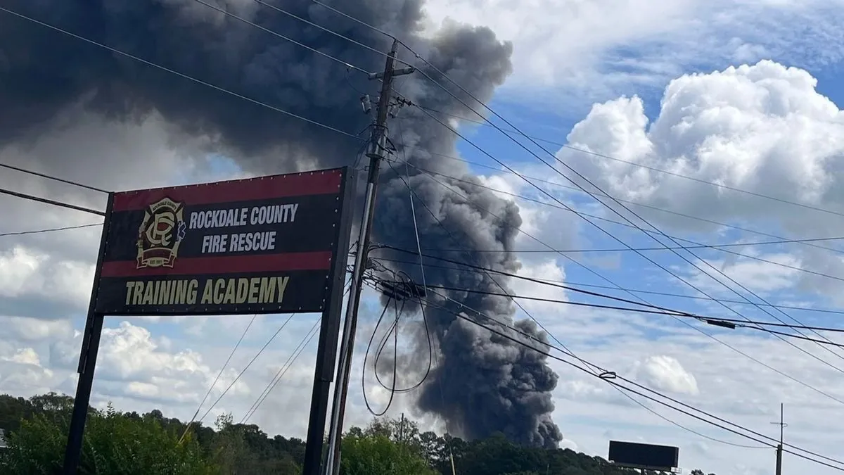 Chemical Plant Fire in Georgia Prompts Evacuations and Highway Closure