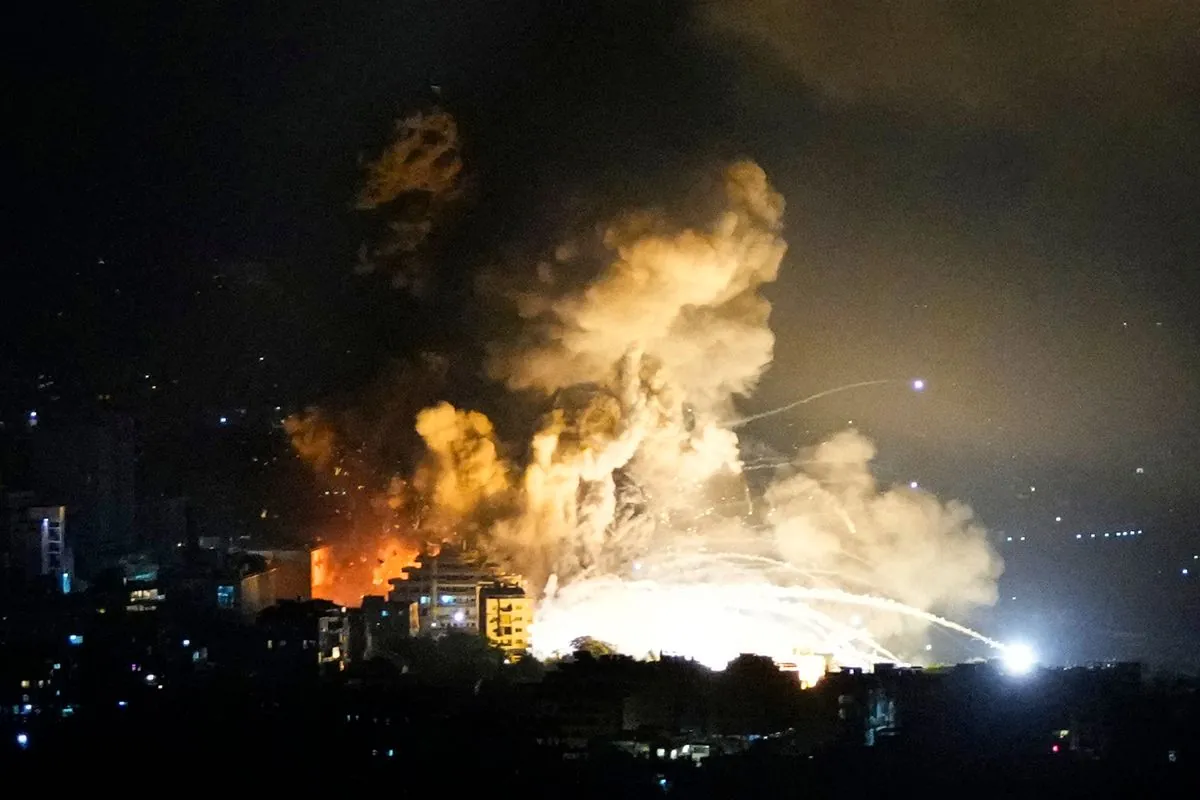 Israeli Strikes Hit Beirut Suburbs Amid Rising Tensions