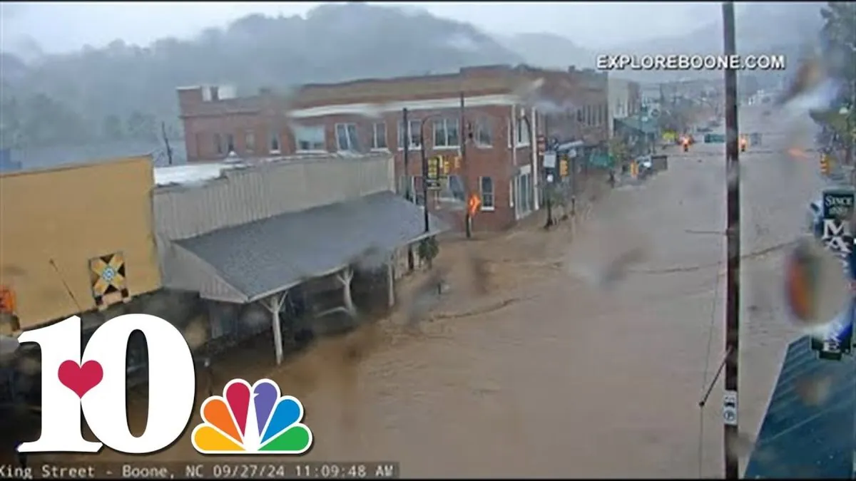 Tragic Flood Claims Life as Hurricane Helene Ravages North Carolina Mountains