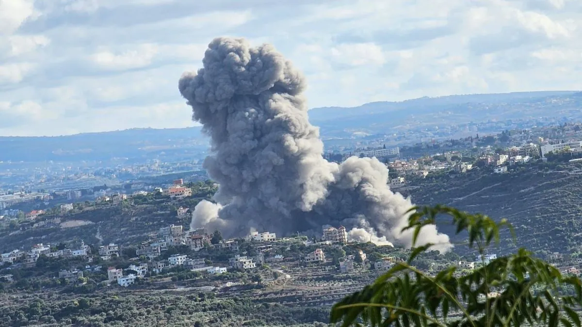 Israel's Intense Air Campaign Against Hezbollah Escalates Conflict