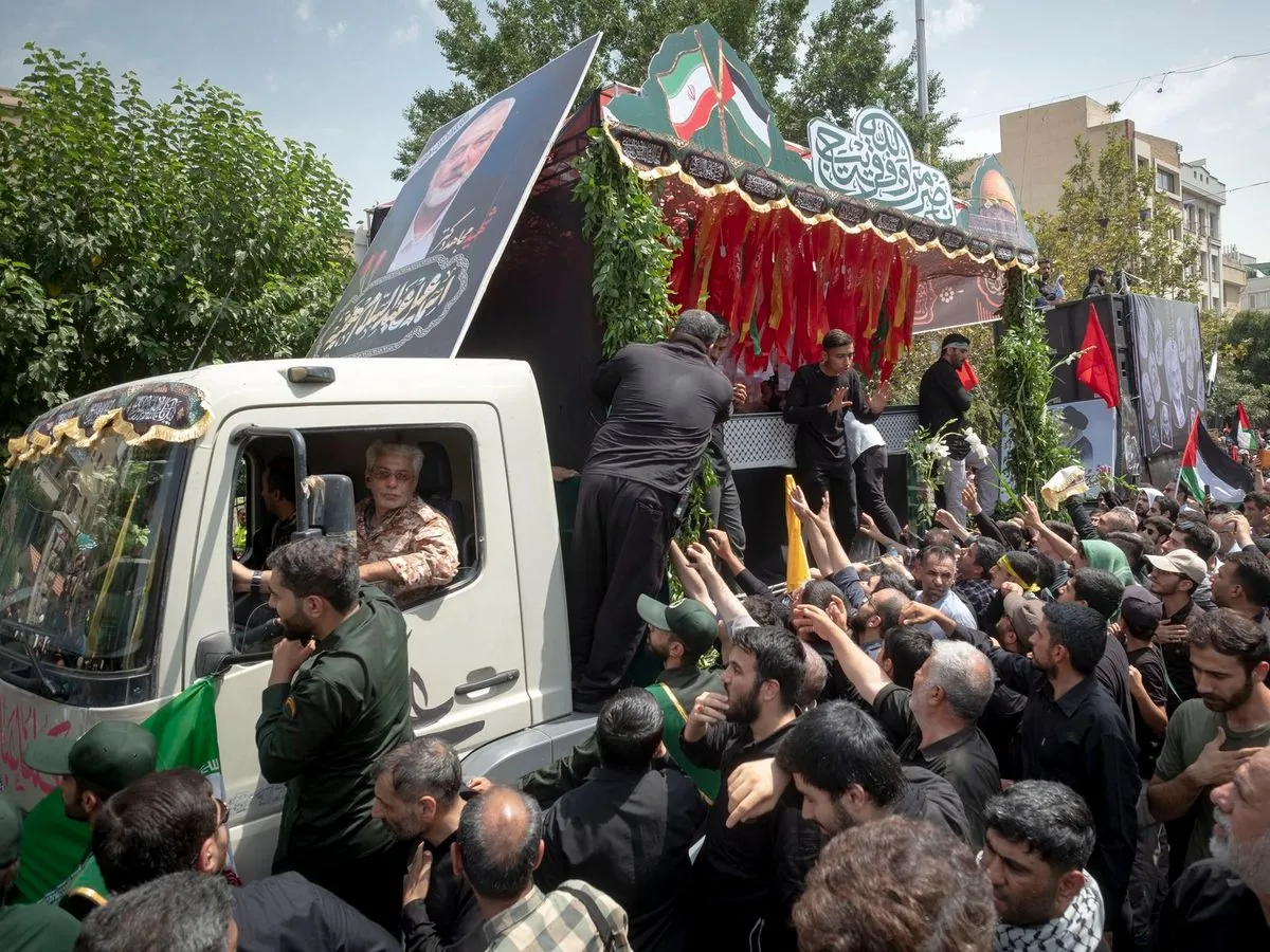 Gazan Man Killed by Iranian Missile Debris in West Bank Buried