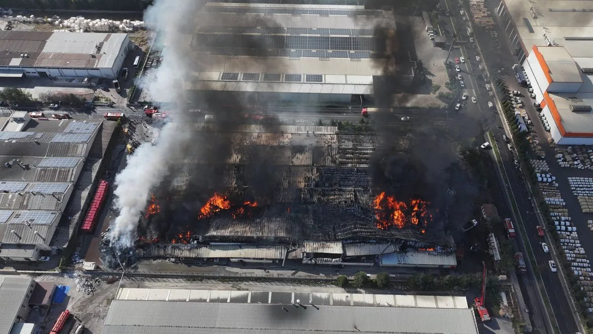 Massive Blaze at Wisconsin Recycling Plant Extinguished After 20-Hour Battle