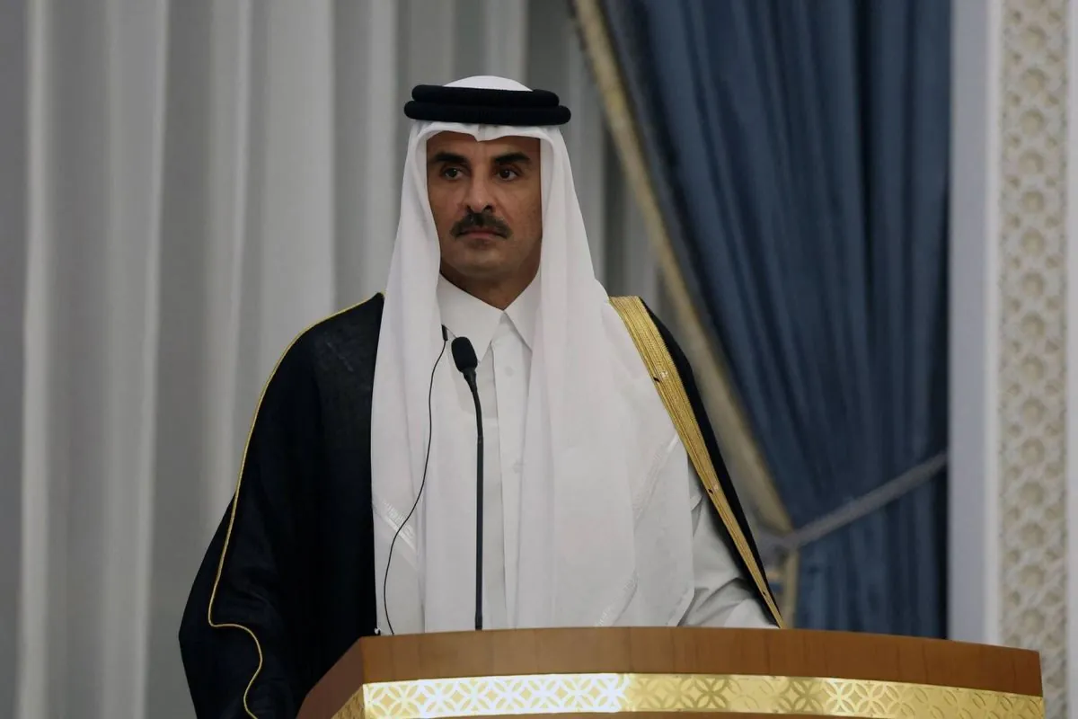 Qatar's Emir Condemns Middle East Crisis as "Collective Genocide"