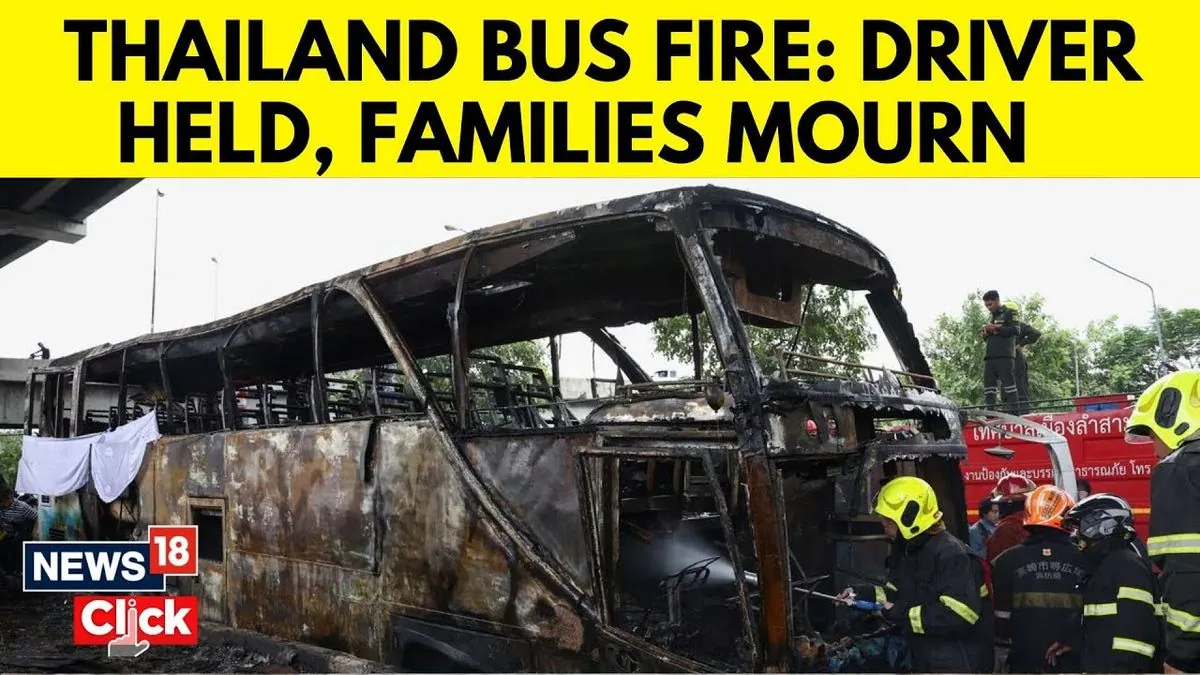 Tragic Bus Fire Claims 23 Lives in Thailand, Sparking Safety Concerns