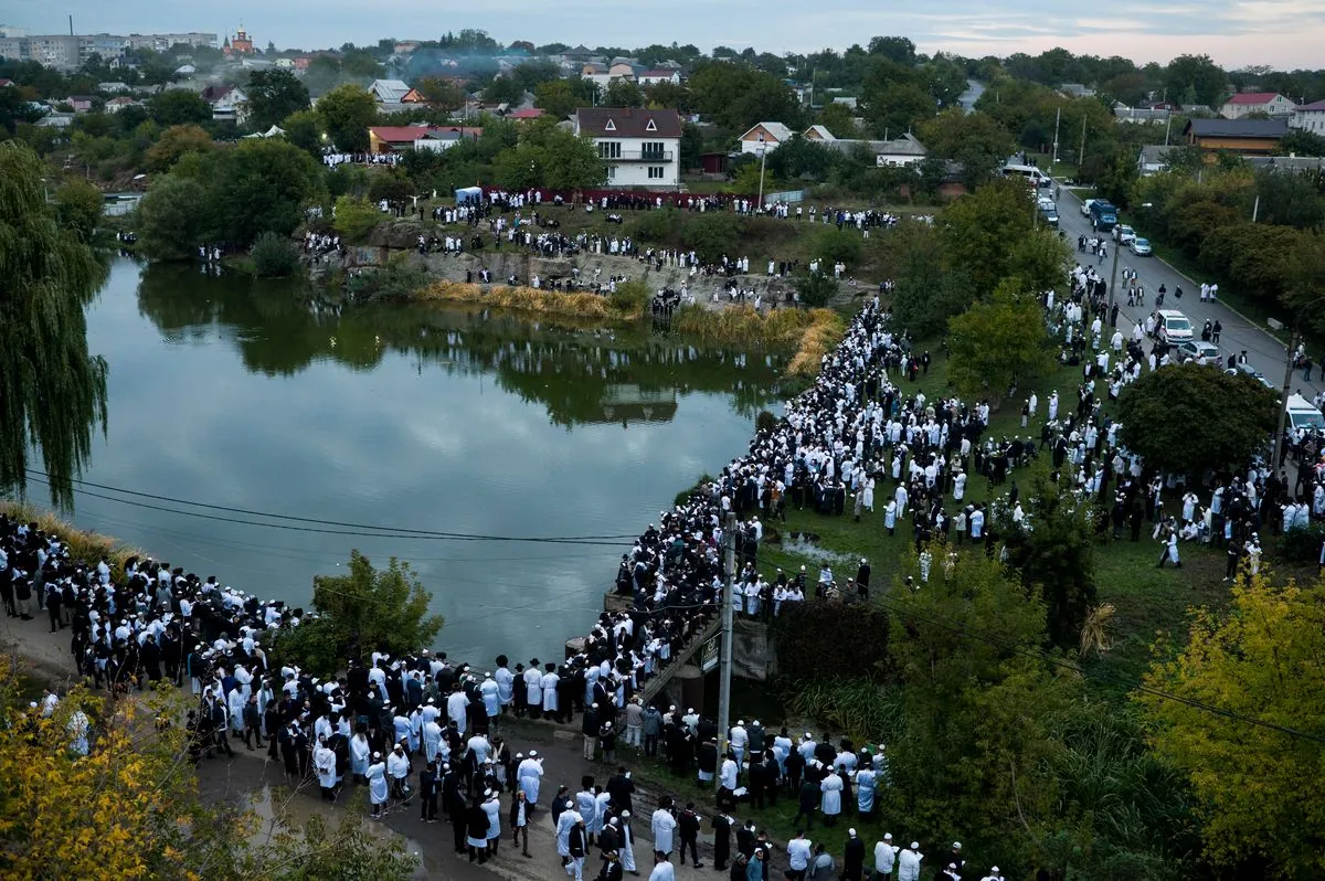 Jewish Pilgrims Brave War to Celebrate Rosh Hashana in Uman, Ukraine