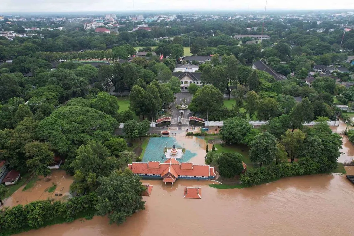 Chiang Mai Grapples with Severe Flooding as Ping River Overflows