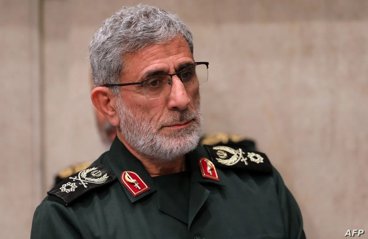 Iran's Quds Force Chief Qaani Missing After Israeli Strikes