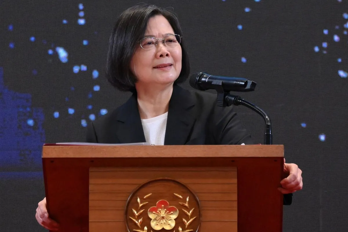 Former Taiwan Leader Tsai to Visit Czech Republic, Boosting European Ties