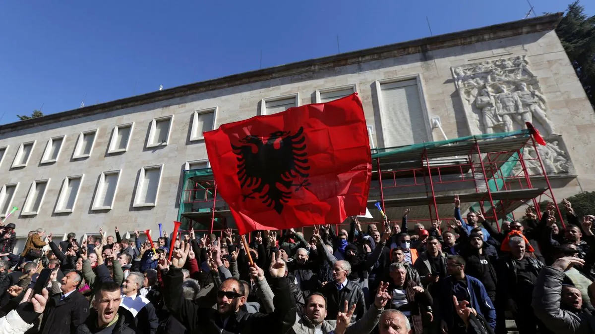 Violent Protests Erupt in Tirana as Opposition Clashes with Police