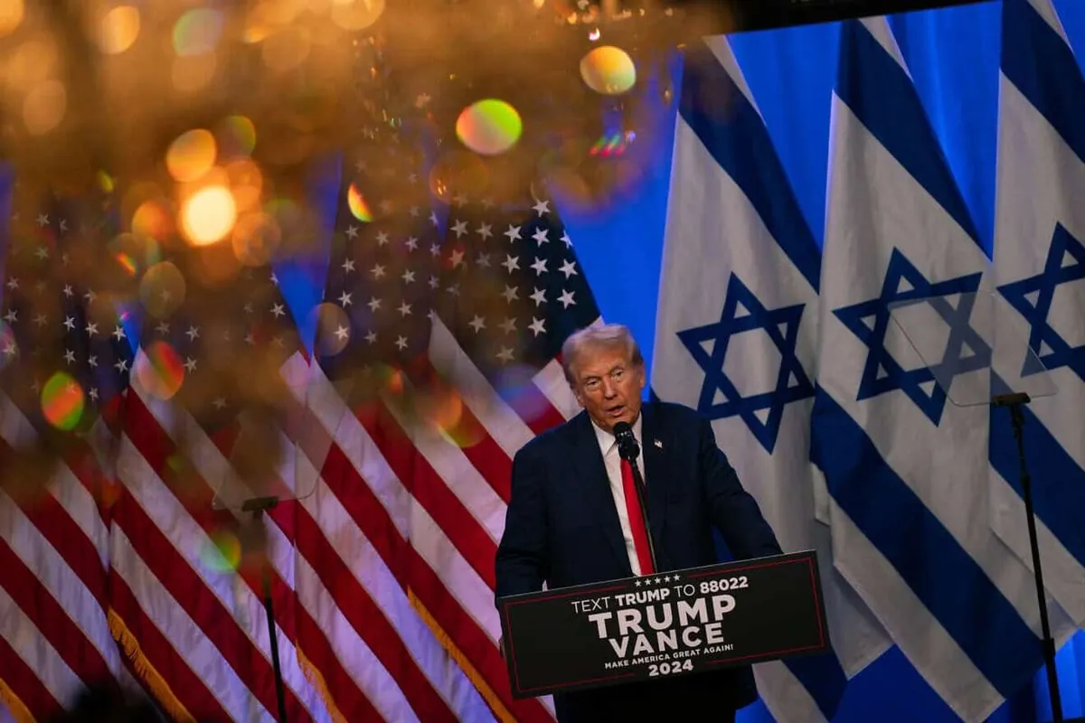 Trump Claims GOP Free of Antisemitism at Israel Attack Memorial Event