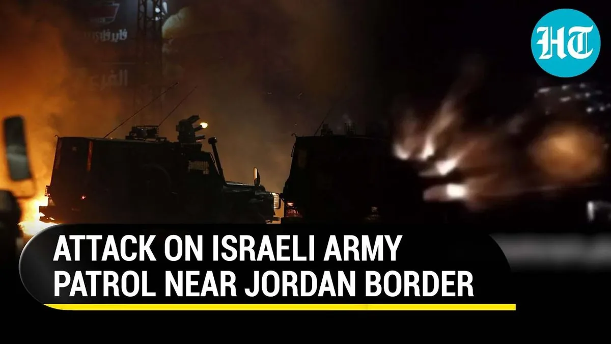 Israeli forces stop border crossing near Dead Sea