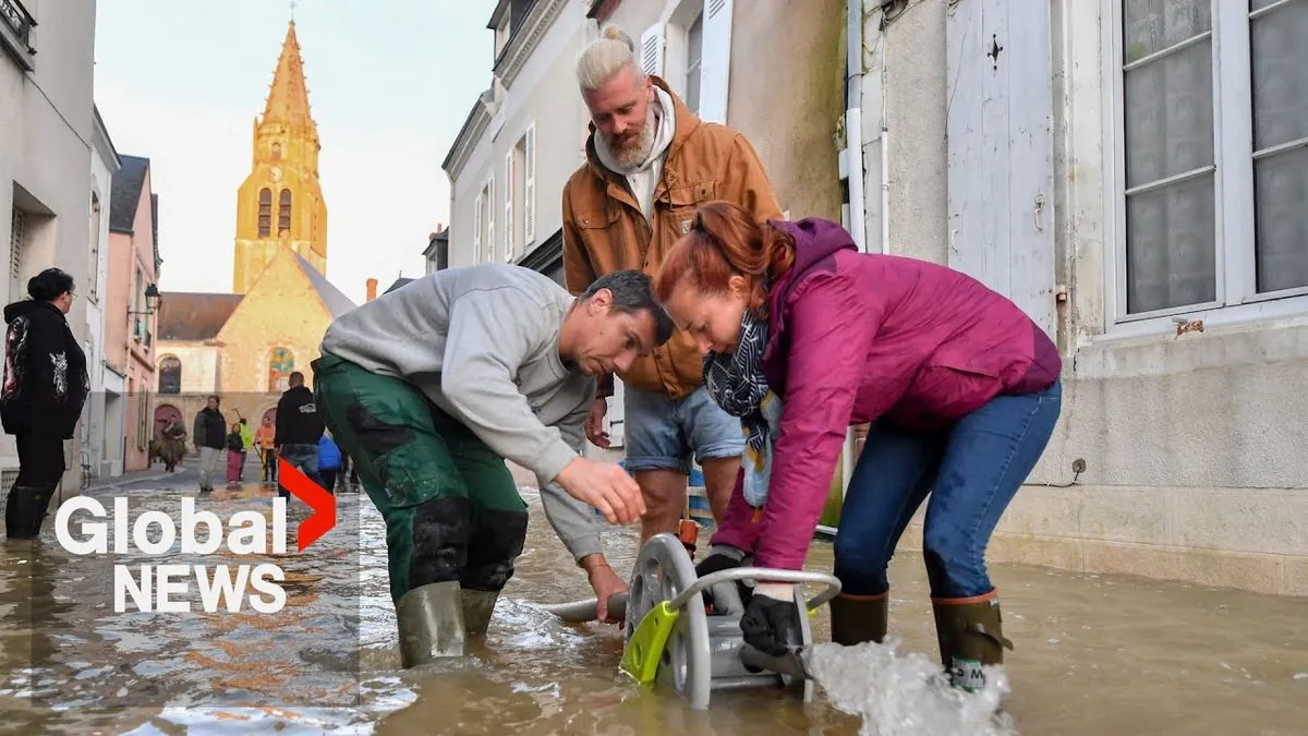 Heavy rains flood southeast France, causing widespread damage