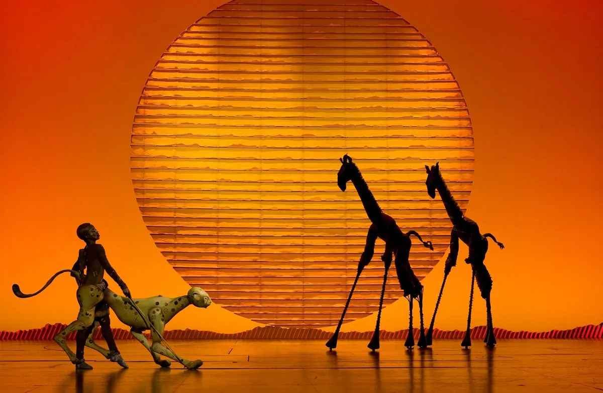 "The Lion King" musical marks quarter-century in London's West End