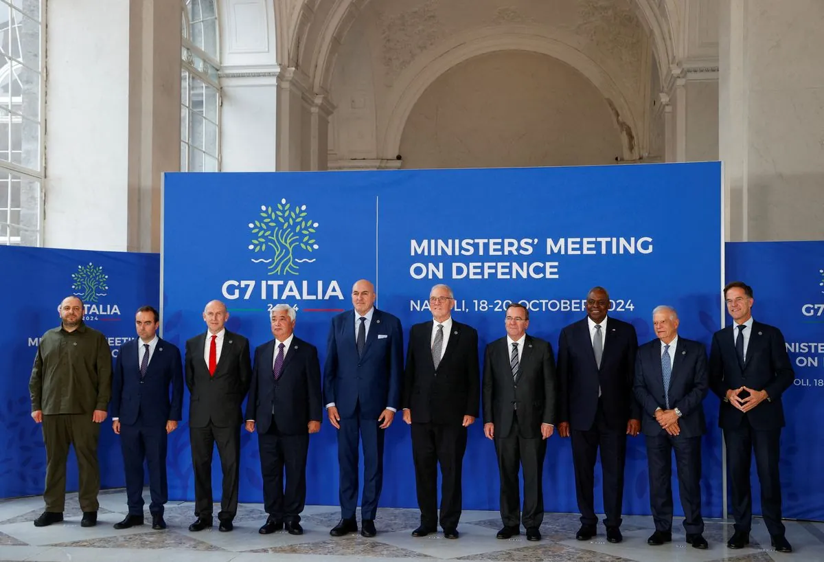 G7 defense chiefs back Ukraine's NATO path in Naples talks