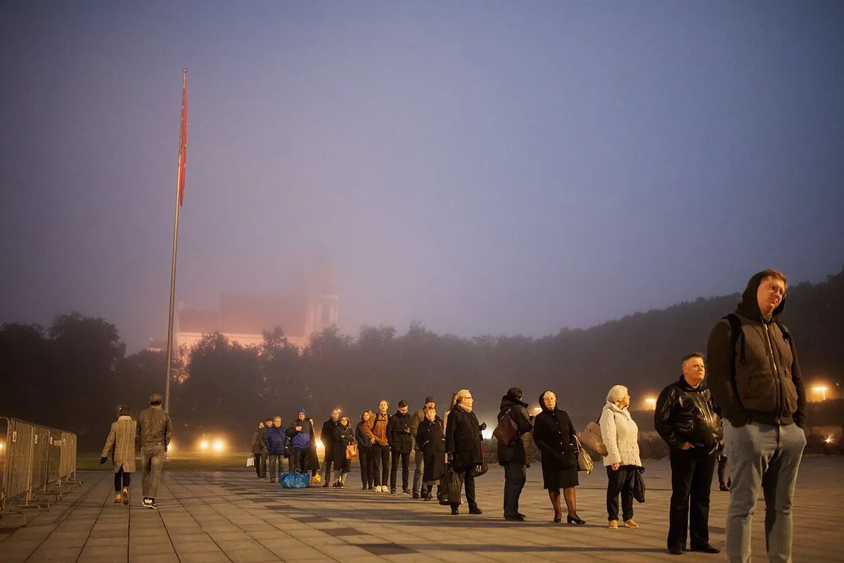 Lithuanian voters decide between left and right as crucial election runoff begins