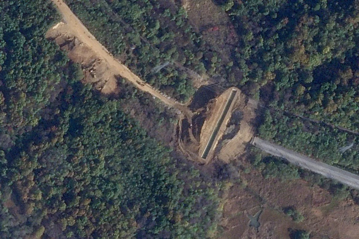 North Korea digs huge trenches at South Korean border, cuts all connections