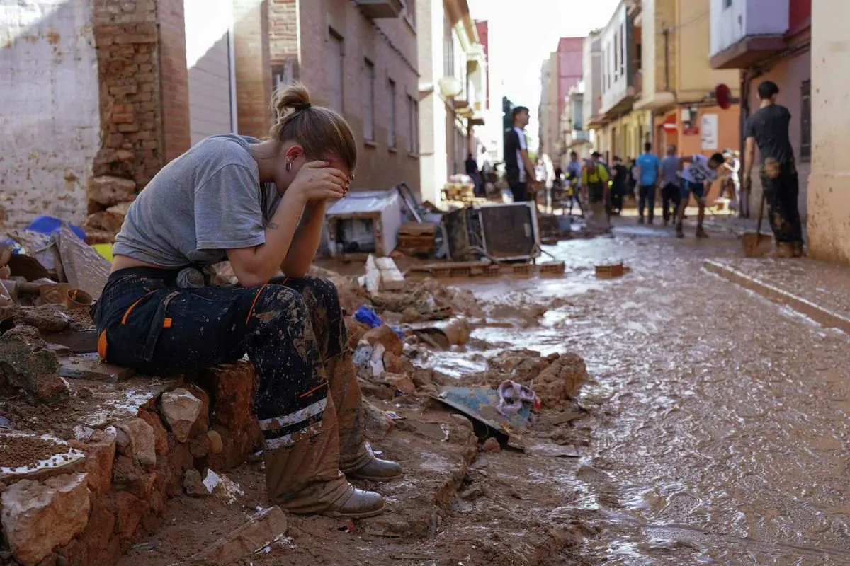 Thousands rush to help: Spanish region faces worst flood damage in decades