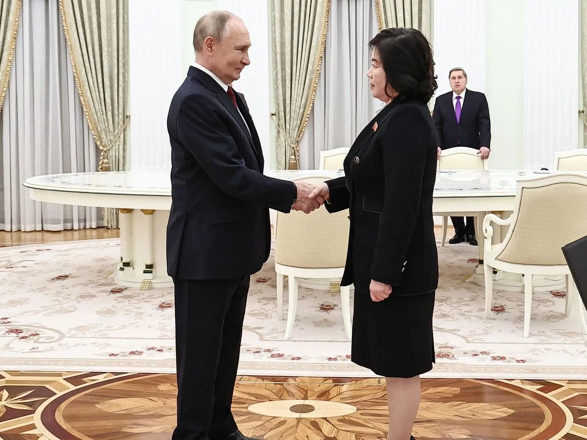 Putin's surprise Kremlin meeting with North Korean minister raises eyebrows