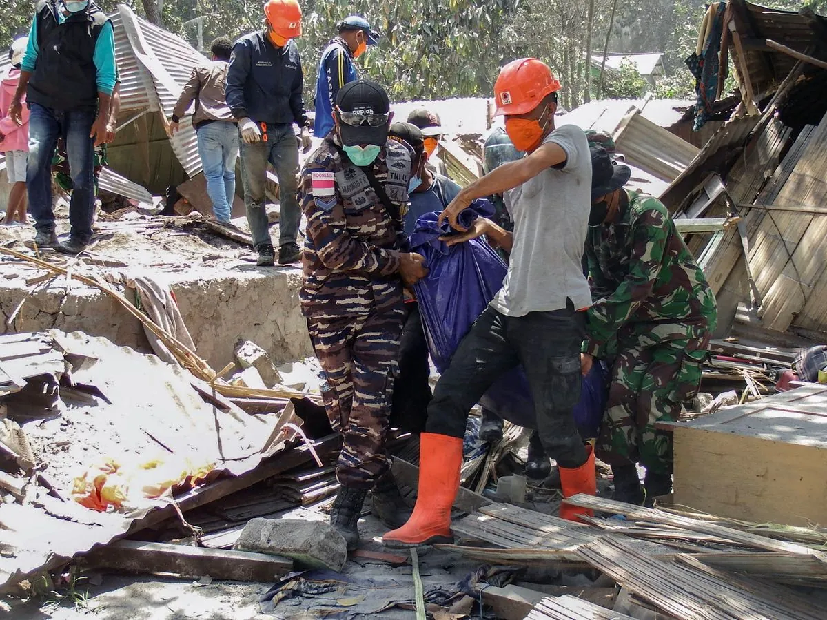 Deadly volcano blast forces thousands to run from Indonesian island