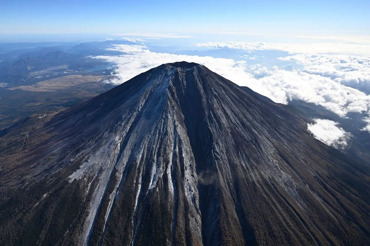 Mount Fuji breaks 130-year record as snow arrives later than ever