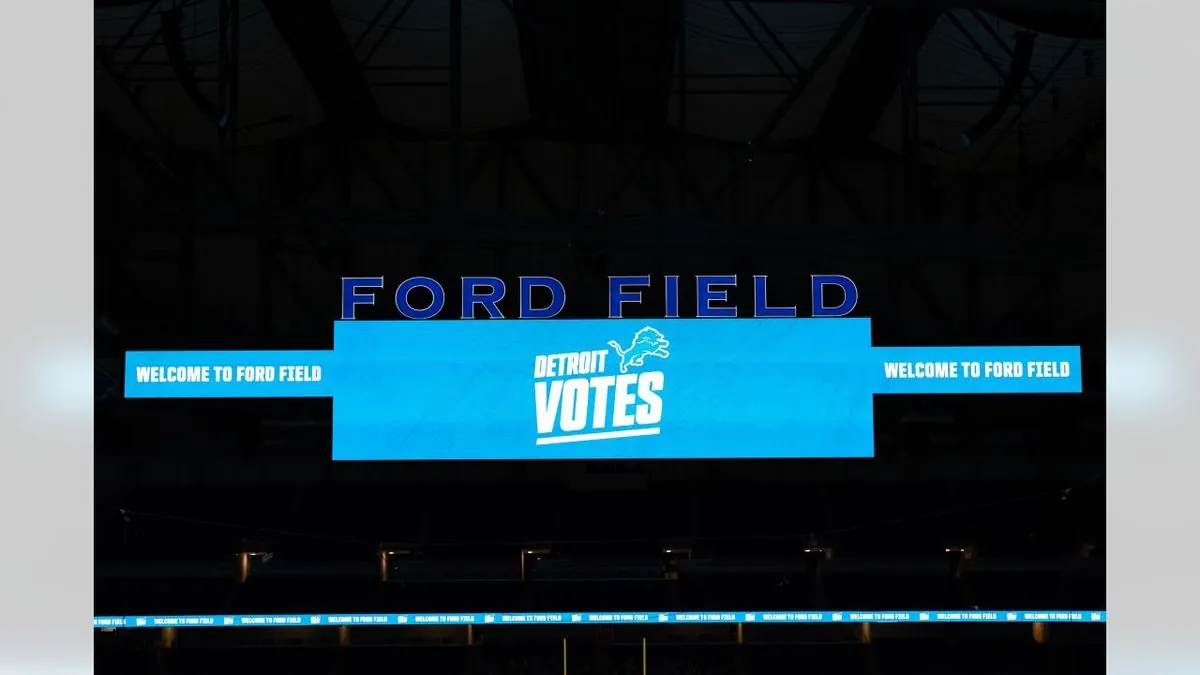 Michigan official's election night takes unexpected turn at Ford Field