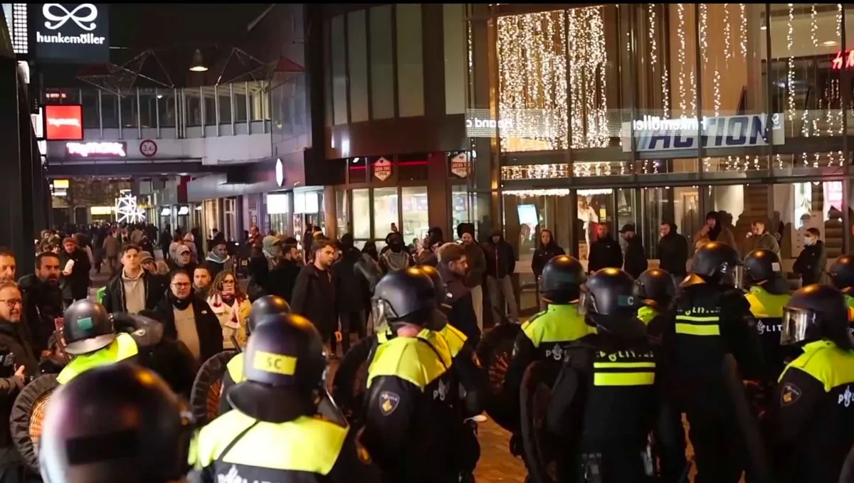 Night of chaos in Amsterdam: Israeli soccer fans need emergency flights home