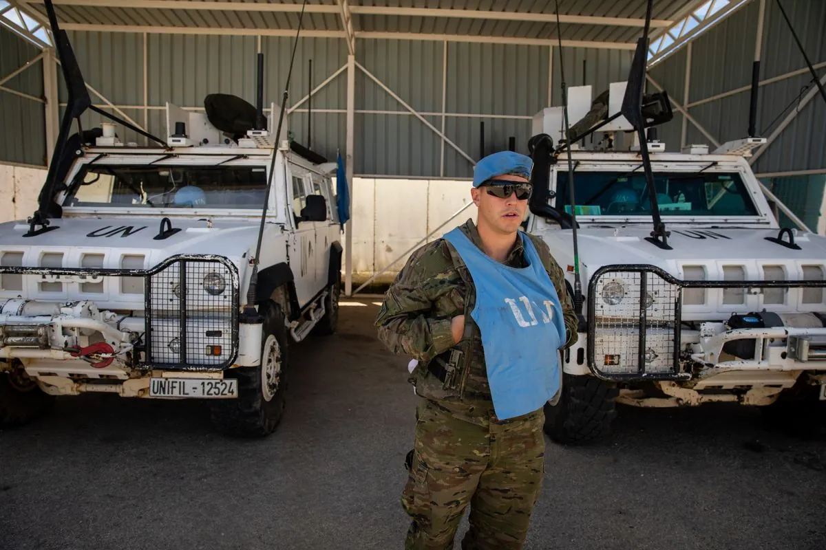 UN peacekeepers in Lebanon point fingers at Israeli forces over base damage