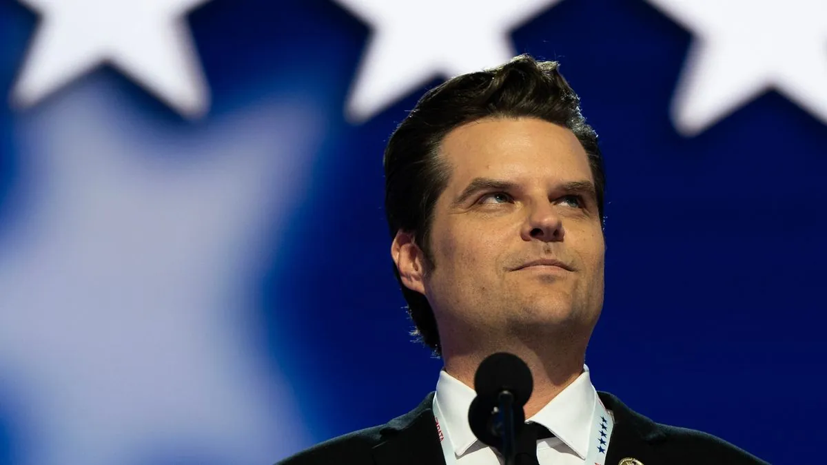 Trump picks Florida's Matt Gaetz for top justice post, raising eyebrows in DC