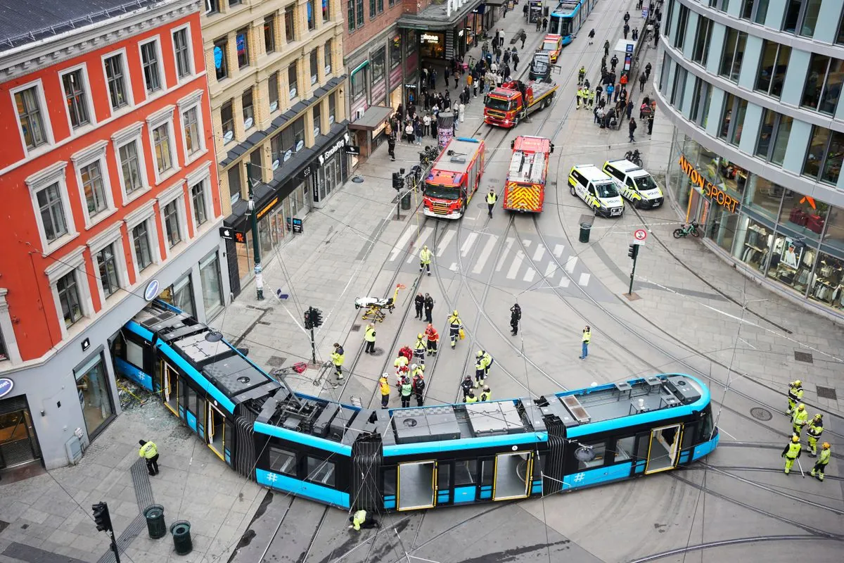 Oslo tram driver blacks out before store crash, police investigate details