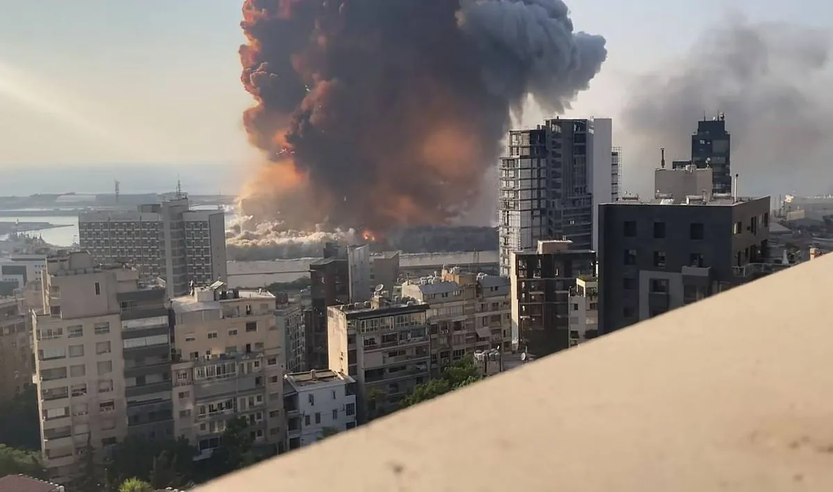 Massive explosion rocks Beirut as peace talks hang in balance