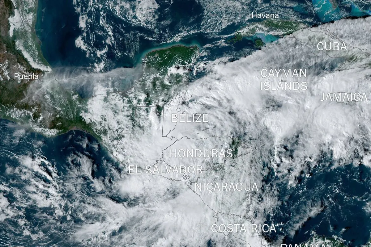 Massive storm heads to Central America with dangerous flood warnings